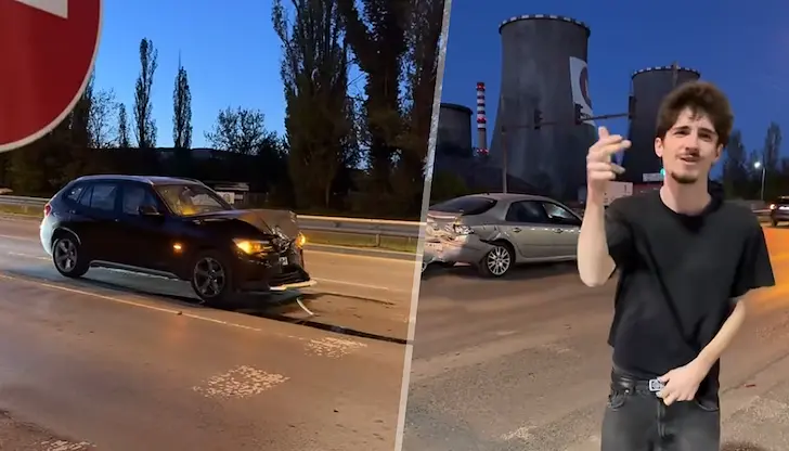 Младежът се забавлява в TikTok, докато друг е в болница