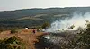 Пожар пламна зад мелница в Сливо поле