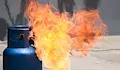 Горящи газови бутилки мобилизираха пожарникарите в Русенско