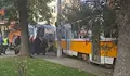 Челен сблъсък между два трамвая в София