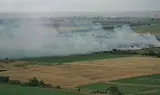 Мълния подпали житен масив край село Калековец