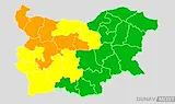 НИМХ обяви жълт и оранжев код за порои и градушки
