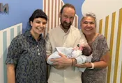 Мартина Вачкова се радва на първо внуче Мартина Вачкова се радва на първо внуче