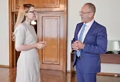 Велислава Петрова прие кмета на Ниагара Фолс