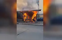 Заведение за бързо хранене гори в "Слънчев бряг"