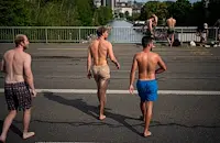 Рекордна жега в Швейцария