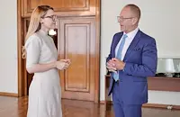 Велислава Петрова прие кмета на Ниагара Фолс