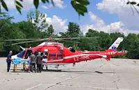 Въздушна линейка транспортира жената, ранена на магистрала "Тракия"