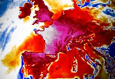 Топлинен купол носи исторически жеги на стария континентМощен атмосферен антициклон