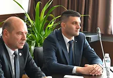 Зам министър Калоянов представи новия началникСтарши комисар доц д р