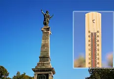 Общината раздава безплатна вода и мери кръвното на гражданитеТемпературен рекорд