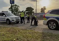Операцията на полицията прерасна в гонкаПолицията в Бургас блокира ключови