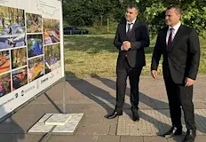 Номинираните обекти бяха подредени в изложба на кеяТри обекта изградени