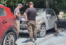 Българският консул сам угаси горящите автомобилиНеизвестно лице подпали два дипломатически
