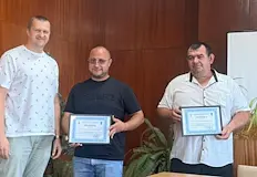 Динчер Мюзекьов и началника му получиха грамоти от полициятаОДМВР Русе