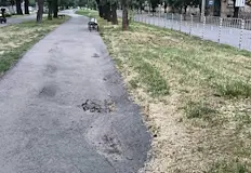 Опасен участък застрашава пешеходци и колоездачи на булевард Цар Освободител