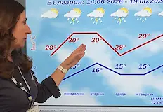 Дъждът спира в събота започва бързо затоплянеЛетните температури в България