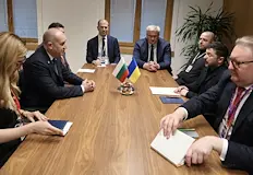 Обсъдени бяха енергийната сигурност и новите санкцииУкраинският президент Володимир Зеленски