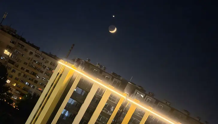 Небесното шоу беше наблюдавано и от България Небесното шоу беше наблюдавано и от България