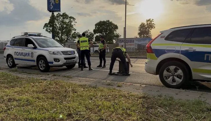 Операцията на полицията прерасна в гонка Операцията на полицията прерасна в гонка