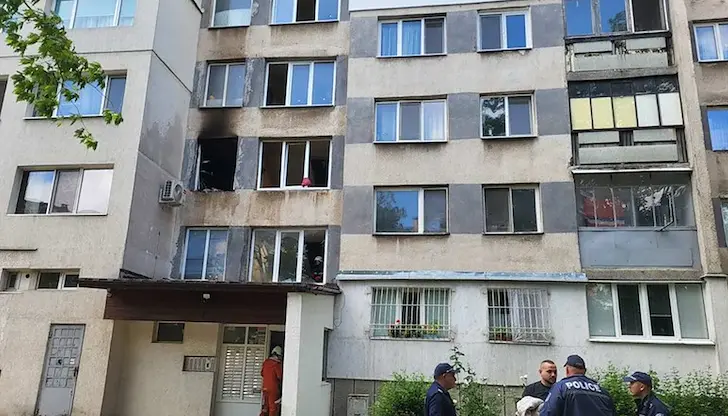 Инцидентът е възникнал в импровизирана работилничка между етажите Инцидентът е възникнал в импровизирана работилничка между етажите