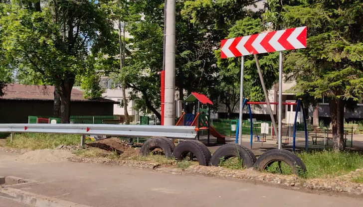 Новият стълб на улица „Згориград“ вече свети