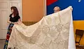Русе шие най-голямата рокля от плетени дантели