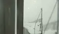 Сняг заваля на връх Мусала