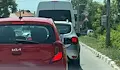 Задръстване на пътя Варна - Бургас край Бяла
