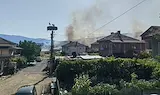 Голям пожар избухна край петричките села Кърналово и Михнево