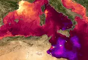 Водата в Средиземно море отчете исторически температурен рекорд