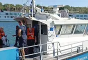 Извадиха всички пътници от швейцарския кораб край Видин