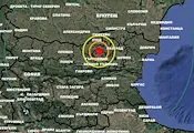 Слабо земетресение на 40 километра от Русе