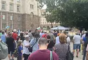 Протест в София срещу кабинета на Румен Радев