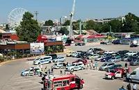 Полицията във Варна демонстрира техника за празника си