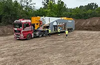 Уникална за България машина стабилизира терена на АМ „Русе - Велико Търново“