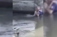 Полицай спаси давещо се дете от река Марица