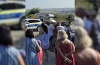 Евакуираха хора заради голям пожар край Слънчев бряг