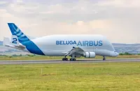 Легендарният Airbus Beluga кацна в Бургас
