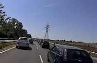 Огромно задръстване на пътя Бургас - Созопол