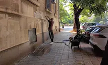 Почистват Съдебната палата в Русе с импулсен лазер
