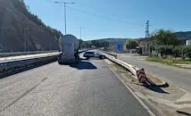 Катастрофа между цистерна и кола край Мездра