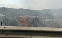 Пожар избухна край АМ "Хемус"