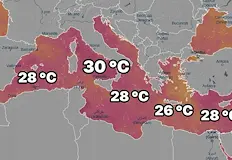 Водата край Италия достигна 30 градусаНеобичайно високи температури на морската