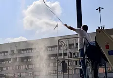 ОП Паркстрой поставя разхлаждащите съоръжения на ключови локацииРаботници на Общинско