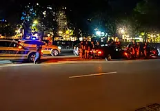 Бързата намеса на полицията предотврати сериозна верижна катастрофаСкандал между двама
