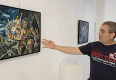Експозицията на улица Борисова продължава до тази неделяТворецът Боян Боцев