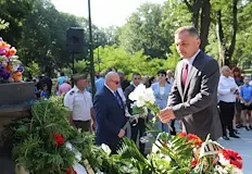 Русе отбеляза 189 години от рождението на Васил Левски Русе