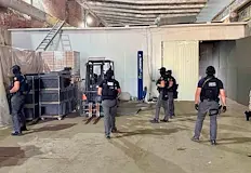 Девет души са арестувани при акция с участието на OLAFДевет