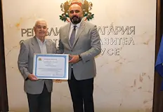 Подполковник от запаса Георги Николовполучи отличие за юбилея сиОфицерът от